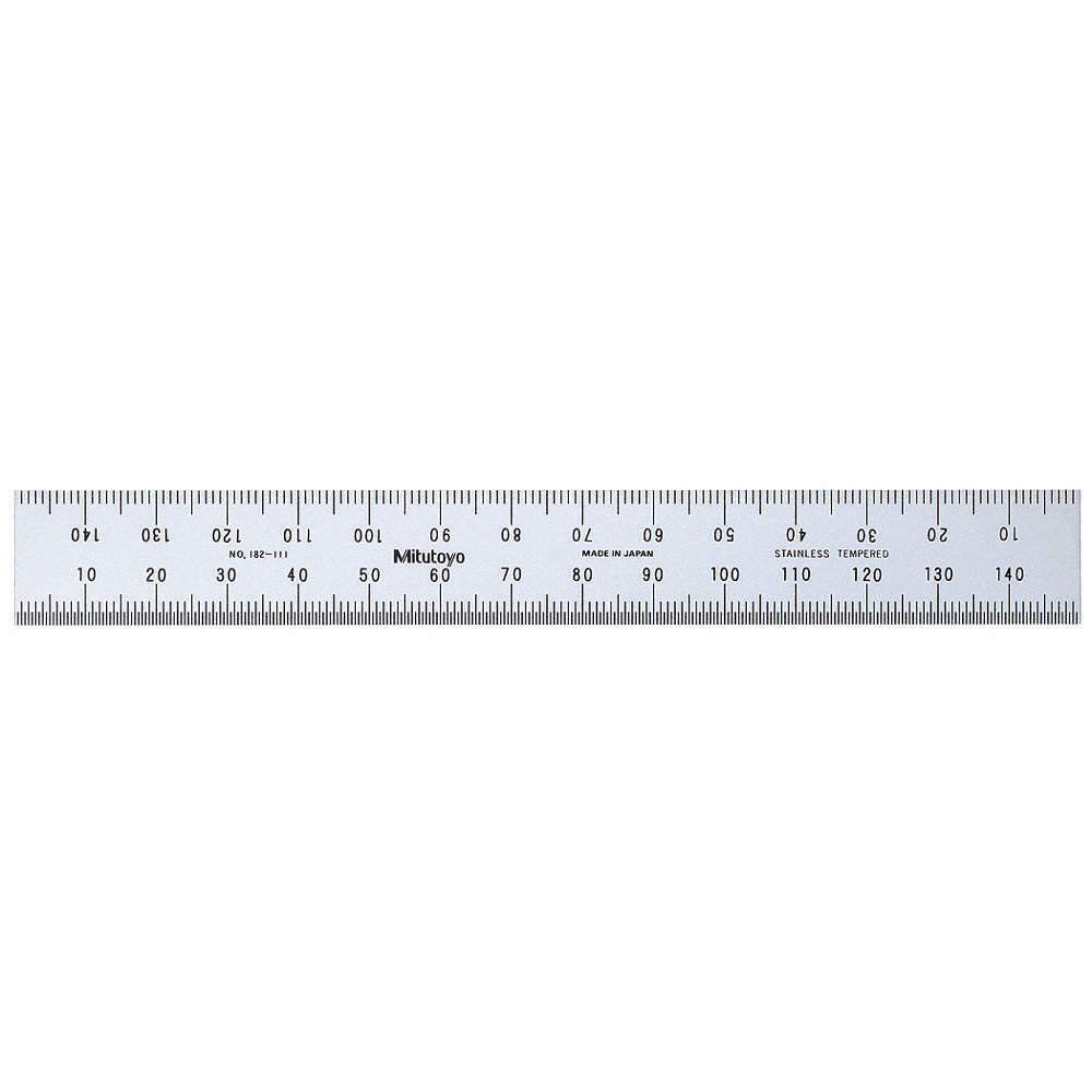 Mitutoyo 150mm Wide Rigid Steel Rule (Metric only)