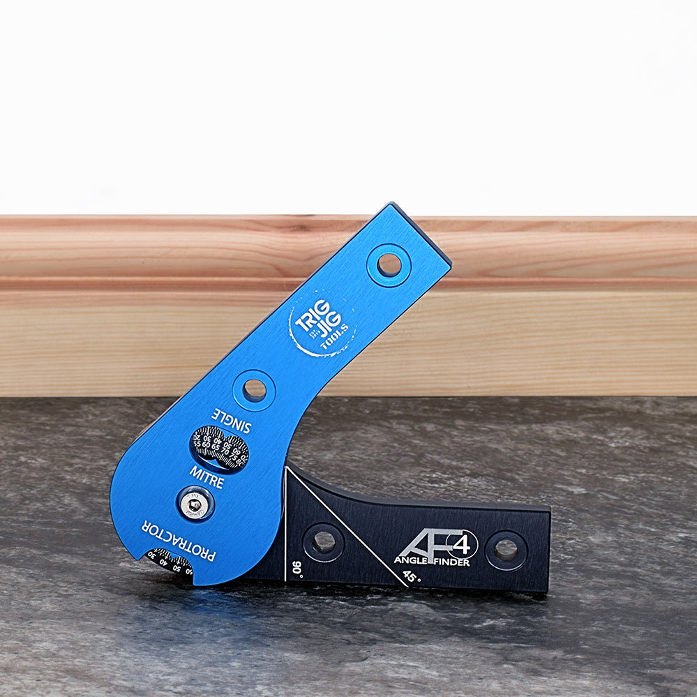 TrigJig AF4 Angle Finder in Blue and black