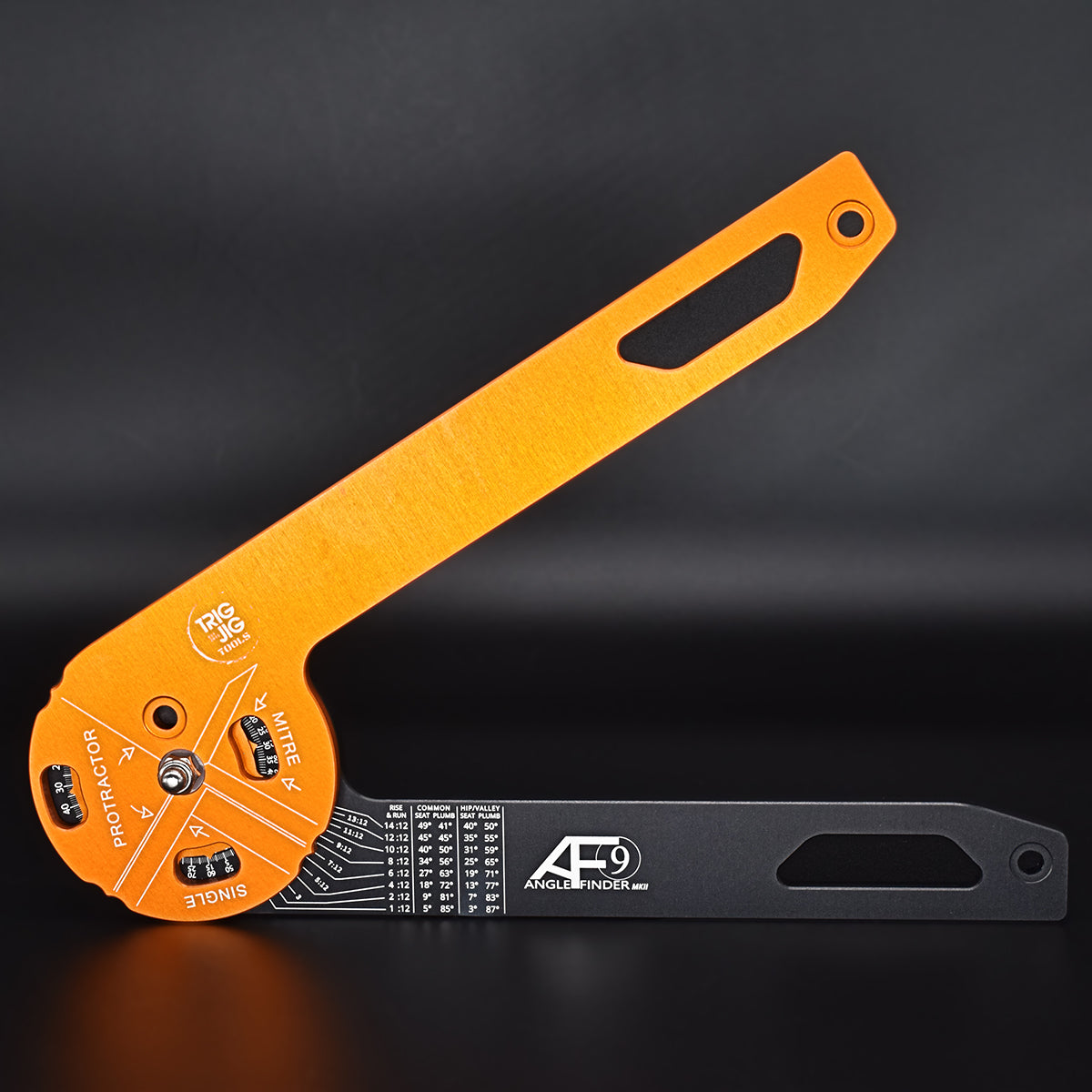 AF9 Angle Finder in orange and black