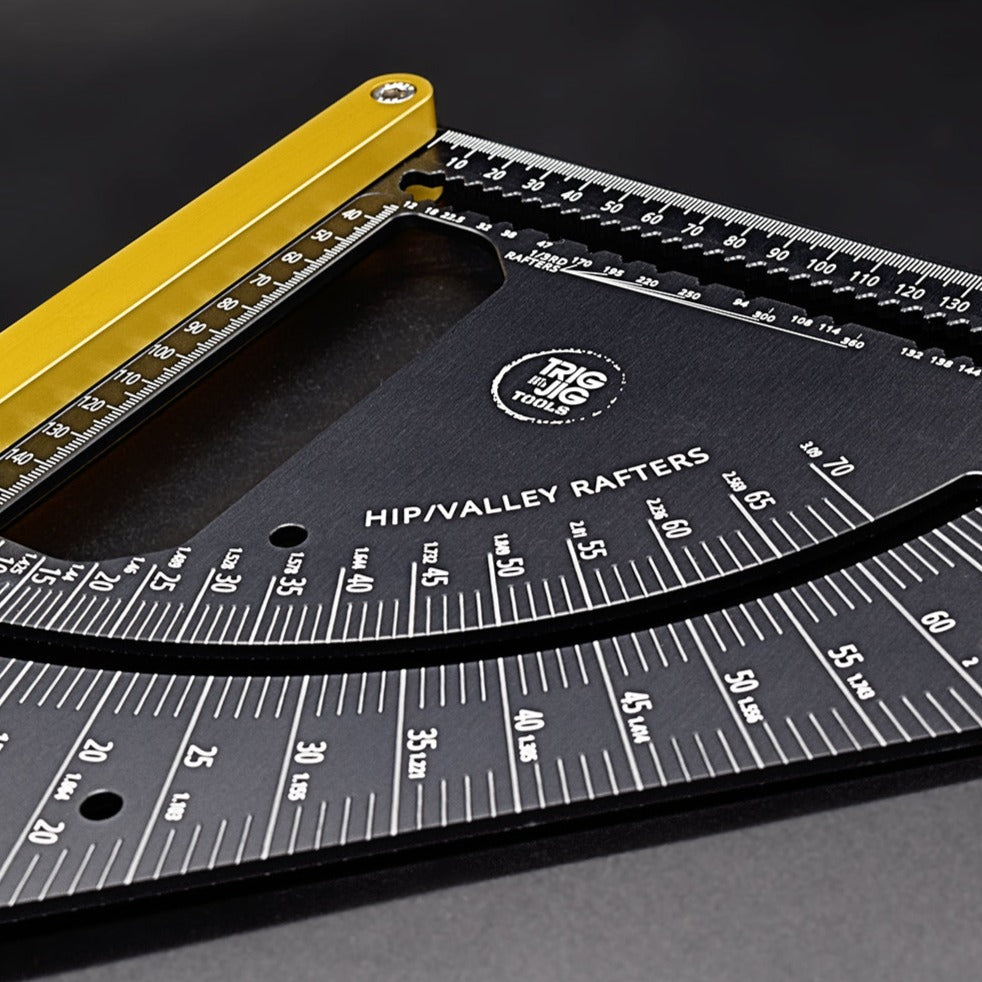 Black and Gold 300mm rafter square