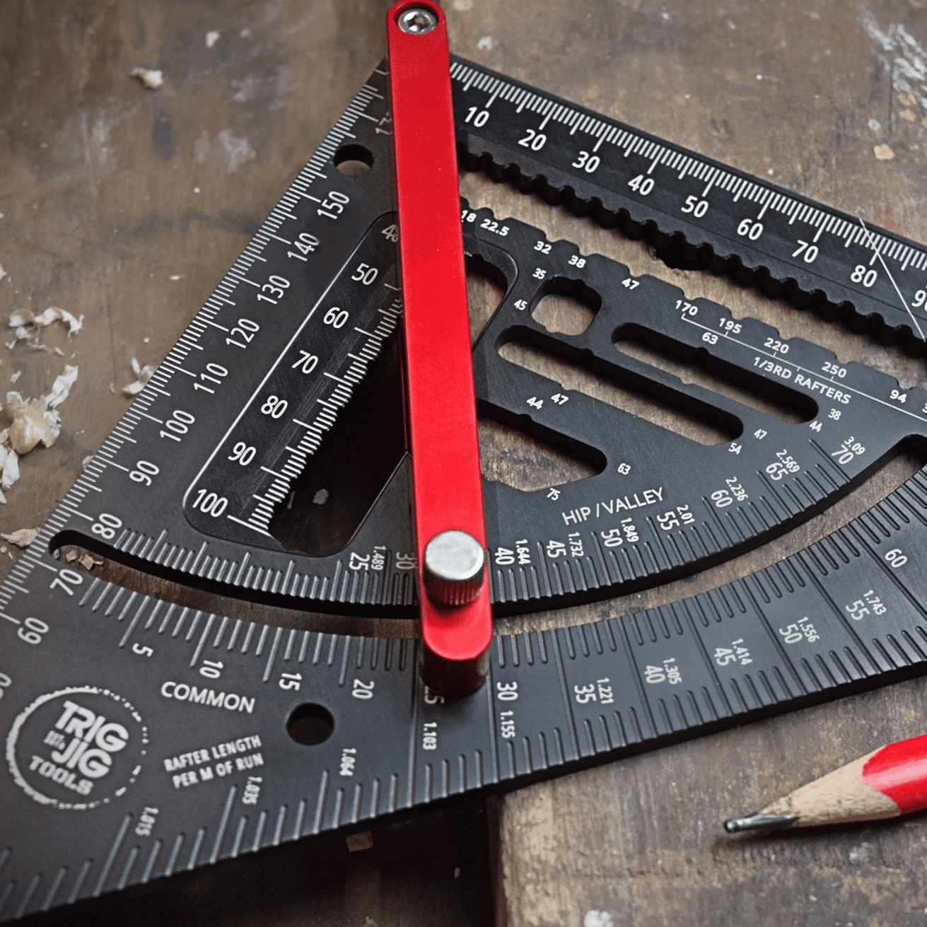 RSA180 Adjustable Rafter Square V2