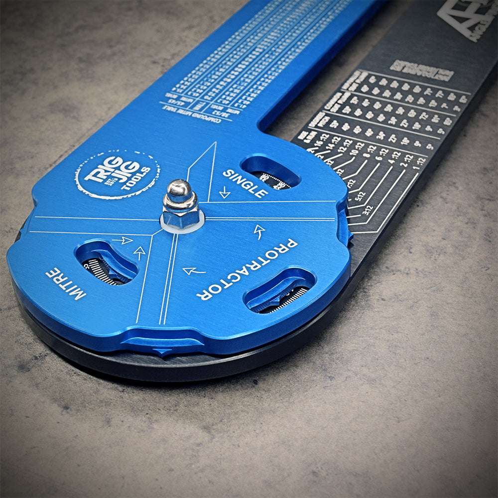 TrigJig AF16 Angle Finder dial in blue