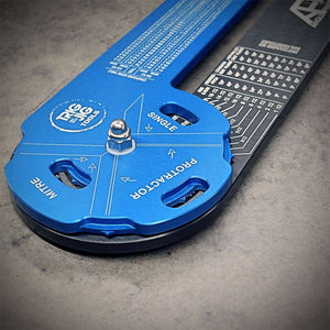TrigJig AF16 Angle Finder dial in blue