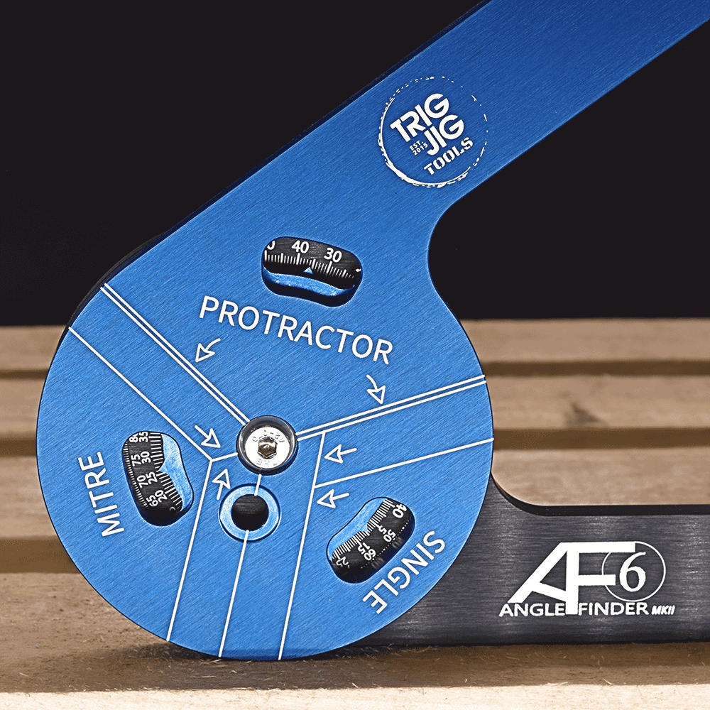 TrigJig blue AF6 angle finder