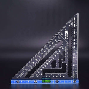 back of the TrigJig G-Rafter 180 PRO square in black and blue