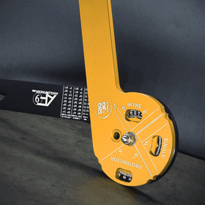TrigJig AF9 Pro 9 inch angle finder gold
