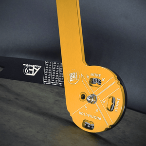 TrigJig AF9 Pro 9 inch angle finder gold
