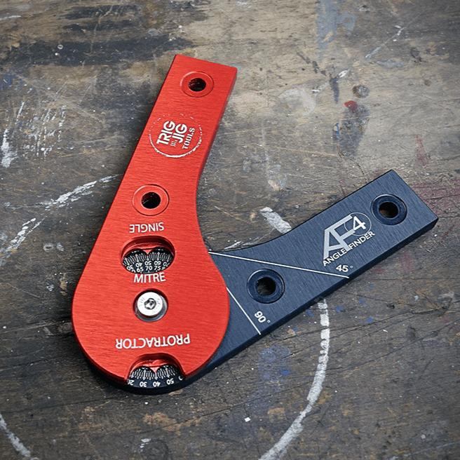 TrigJig AF4 angle finder black and red